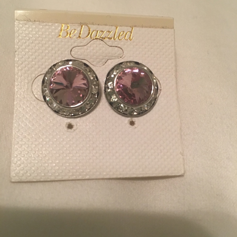 Purple earrings